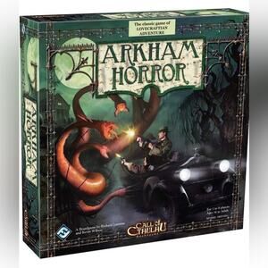 A Call of Cthulhu Boardgame, Arkham Horror: Lovercraftian Adventure NEW